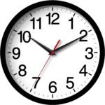 Wall Clock Modern 10 Inch Black Battery Operated Silent Non Ticking Analog for Living Room Office Home Bedroom Kitchen Bathroom - Image 2
