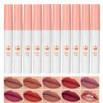 10 Colors Lipstick, Matte Liquid Lip Gloss Set, Tube Red Matte Velvet Tint Stain Set, Natural Ingredients Waterproof & Long Lasting 24 Hours Non-Sticky - Image 2