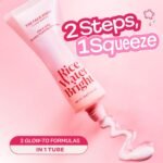 The Face Shop Rice Water Bright Milk & Jelly Double Cleanser, Double Cleansing in Half the Time, 2-in-1 Makeup Remover & Face Wash, Hydrating & Moisturizing, Korean Skin Care, Vegan, 6.4 fl. oz. - Image 3