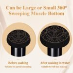 Mushroom Head Air Cushion CC Cream - BB Cream Face Makeup Foundation for Mature Skin Moisturizing Concealer Brighten Long-Lasting, Even Skin Tone for All Skin Types (Deep) - Image 8