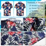 Custom Hawaiian Shirt W/Face for Men Personalized Funny Button Down Hawaiian Shirts w/Photo Tropical Beach Shirts - Image 3