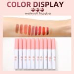10 Colors Lipstick, Matte Liquid Lip Gloss Set, Tube Red Matte Velvet Tint Stain Set, Natural Ingredients Waterproof & Long Lasting 24 Hours Non-Sticky - Image 3