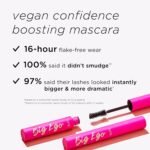 tarte big ego mascara – Ultra-Black, Long-Wear Vegan Mascara for Fuller, Longer, Volumized Lashes, Cruelty Free - Image 7