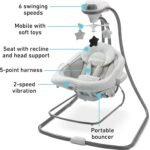 Graco DuetConnect LX Portable Baby Swing and Bouncer, Multi-Direction Baby Bouncer Seat, Multiple Swing Speeds, Redmond - Image 3