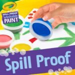 Crayola Spill Proof Paint Set (5ct), Washable Paint for Kids, Craft Supplies for Classrooms, School Supplies - Image 5