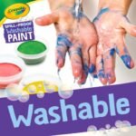 Crayola Spill Proof Paint Set (5ct), Washable Paint for Kids, Craft Supplies for Classrooms, School Supplies - Image 6
