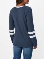 AUTOMET Womens Long Sleeve Shirts Color Block Casual Crewneck Tops Tshirt Basic Tee Fall Fashion Winter Clothing Outfits - Image 5