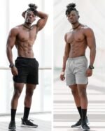 CANGHPGIN 2 Pack Men's Running Athletic Shorts 7'' Quick Dry Sports Gym Shorts with Pockets, Exercise Workout Shorts Men - Image 9