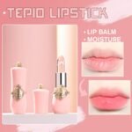 BestLand 3 Pcs/Set Flower Jelly Lipstick Set Temperature Change Moisturizer Long Lasting Nutritious Balm Magic Color Change Lip Gloss (3Pcs Flower Jelly Lipstick 010203) - Image 6