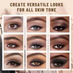 6 Colors Mini Eyeshadow Makeup Palette Neutral Nude Smoky Eye Shadow Taupe & Brown Matte Make Up Pallet with Mirror Highly Pigmented Long Lasting Waterproof Travel Size Gift Kit 01 - Image 4