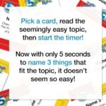 5 Second Rule Game - Simple Questions Card Game for Family Fun, Party, Kids, Travel, Game Night & Sleepovers - Think Fast and Shout Out Answers - For Ages 10+ - Image 5