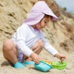 green sprouts Unisex-Baby Flap Sun Protection Swim HatHat - Image 6