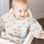 Tiny Twinkle Long Sleeve Bib for Babies & Toddlers – Waterproof Smock Bib for Eating – Machine Washable & Mess-Proof, Baby Feeding Essential & Shower Must-Have(Dinosaur, 6–24M) - Image 3