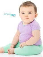 Simple Joys by Carter's Baby Girls' 4-Pack Pant - Image 3