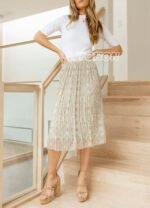 LIYOHON Womens Tops Dressy Casual Mock Turtleneck Business Short Sleeve T Shirts Going Out Tops 2025 - Image 6