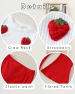 Toddler Girl Clothes Kids Outfits Long Sleeve Ribbed Sweatshirt Bell Bottom Pants Set Fall Winter Clothing for Girls - Image 7