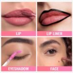 Oulac Red Matte Liquid Lipstick for Women, Long Lasting Lipstick Waterproof Lip Stain, No Transfer, Creamy High Pigmented Formula with Rose Oil, Vegan & Cruelty-Free MS05 - Image 5