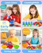 Counting Animals Montessori Toys for 3 4 5 Years Old Boys Girls, Preschool Learning Activities Educational Sensory Toys Gifts Stocking Stuffers for Kids Toddlers Ages 3-5, 4-8 - Image 4