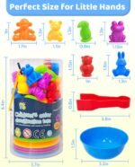 Counting Animals Montessori Toys for 3 4 5 Years Old Boys Girls, Preschool Learning Activities Educational Sensory Toys Gifts Stocking Stuffers for Kids Toddlers Ages 3-5, 4-8 - Image 7