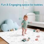 Baby Foam Play Mat-72”x 48” Baby Playmat,6-Piece Interlocking Foam Floor Tiles,Puzzle Mat for Infants and Toddlers,Waterproof,Non Toxic Play Mat for Tummy Time Mat(Arrow) - Image 5
