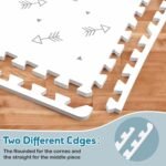 Baby Foam Play Mat-72”x 48” Baby Playmat,6-Piece Interlocking Foam Floor Tiles,Puzzle Mat for Infants and Toddlers,Waterproof,Non Toxic Play Mat for Tummy Time Mat(Arrow) - Image 8