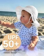 FURTALK Baby Sun Hat Toddler Beach Hats with UPF 50+ Sun Protection Wide Brim Girls Bucket Hat - Image 3