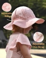 FURTALK Baby Sun Hat Toddler Beach Hats with UPF 50+ Sun Protection Wide Brim Girls Bucket Hat - Image 5