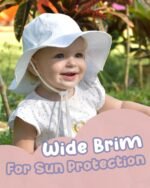 FURTALK Baby Sun Hat Toddler Beach Hats with UPF 50+ Sun Protection Wide Brim Girls Bucket Hat - Image 9