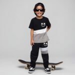 Size 5-13 Years Boys Summer/Spring Outfits Set Short Sleeve T-Shirt & Pants Kids Boys Fall Fashion Clothes Sets - Image 3
