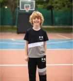 Size 5-13 Years Boys Summer/Spring Outfits Set Short Sleeve T-Shirt & Pants Kids Boys Fall Fashion Clothes Sets - Image 5