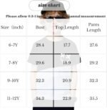 Size 5-13 Years Boys Summer/Spring Outfits Set Short Sleeve T-Shirt & Pants Kids Boys Fall Fashion Clothes Sets - Image 10