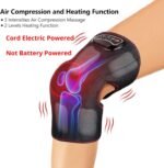 QUINEAR Knee Massager for Pain Relief,Air Compression Heating Pad for Knee,Heated Knee Warmers Wrap, Gifts for Men Women Dad Mom,3 Modes & 3 Intensities - Image 4