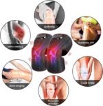 QUINEAR Knee Massager for Pain Relief,Air Compression Heating Pad for Knee,Heated Knee Warmers Wrap, Gifts for Men Women Dad Mom,3 Modes & 3 Intensities - Image 7