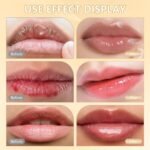 2Pcs Transferproof Color Changing Lipstick,Gold Crystal Ph Lipstick Color Changing,Clear Lip stick That Changes Color,Long Lasting 24 Hours Moisturizing Glossy Shine Lip Gloss for Women - Image 3