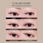 CLIO Sharp So Simple Waterproof Pencil Liner, Eye Pencil, Rich Hyper-Pigmented Color, Smooth Creamy Application, Long-Wearing Matte Finish (4 Colors) (001 BLACK) - Image 5