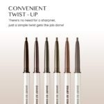 CLIO Sharp So Simple Waterproof Pencil Liner, Eye Pencil, Rich Hyper-Pigmented Color, Smooth Creamy Application, Long-Wearing Matte Finish (4 Colors) (001 BLACK) - Image 6