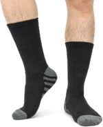 JOYNÉE 8 Pairs Mens Crew Work Cushion Socks Long Athletic Running Socks Workout Breathable Socks - Image 8