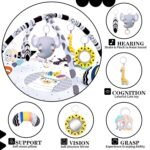 Baby Gym Play Mat, 8-in-1 Tummy Time Mat & Activity Gym, Washable Ball Pit, Infant Play Mat with Detachable Toys for Sensory Exploration and Motor Skill Development - Image 3