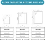 Retro Copper Effect Framed Wall Mirror, 16x20 Rectangle Mirror, 1/8"Anti-desilvering Tempered Glass, Sustainable&Sturdy Frame, Anti-Rust, HD Reflection &3min Fast Setup for Bathroom Living Room - Image 10