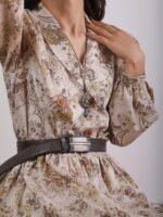 MINACHI Vintage Bohemian Hippie Ceramic Beads Crescent Moon Lariat Necklace, Boho Hippie Statement Jewelry Gift for Women - Image 8