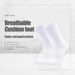 SOX TOWN Unisex Cushioned Crew Training Athletic Socks Men & Women with Combed Cotton Moisture Wicking Breathable Performance - Image 3