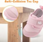 FEETCITY Baby First Walking Shoes Boys Girls Infant Sneakers Crib Shoes Breathable Lightweight Slip On Shoes - Image 4