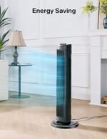 PELONIS 30 Inch Oscillating Tower Fan with 3 Speed Settings and Auto-off Timer, Standing Fan PFT28A2BBB, Black, medium - Image 6