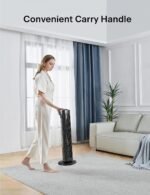 PELONIS 30 Inch Oscillating Tower Fan with 3 Speed Settings and Auto-off Timer, Standing Fan PFT28A2BBB, Black, medium - Image 9