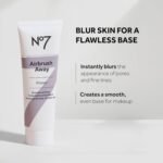 No7 Airbrush Away Face Primer - Hydrating Makeup Primer with Hyaluronic Acid - Helps to Smooth the Appearance of Fine Lines & Wrinkles for Seamless Makeup Application (30ml) - Image 3