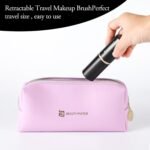 Retractable Kabuki Makeup Brush,Round Head Travel Makeup Brush Portable Brushes for Powder and Liquid Foundation, Bronzer, Blush and other face makeup With Aluminum Handle - Image 8