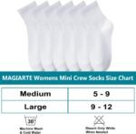 MAGIARTE Womens Mini Crew Ankle Socks Athletic Casual Cotton Socks for Women - Image 6