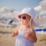 HONGTEYA Baby Sun Hat Toddler Girl Beach Hat Adjustable Outdoor Summer Hat UPF 50+ Sun Protection Wide Brim Infant Kids - Image 7