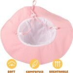HONGTEYA Baby Sun Hat Toddler Girl Beach Hat Adjustable Outdoor Summer Hat UPF 50+ Sun Protection Wide Brim Infant Kids - Image 8