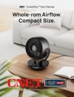 Dreo Fan for Bedroom, Desk Air Circulator Fan with Remote, 11 Inch Table Fans for Whole Room, 60ft Powerful Airflow, 120° Vertical Manual +90° Oscillating, 4 Speeds, 8H Timer, Quiet Fan, Home - Image 3